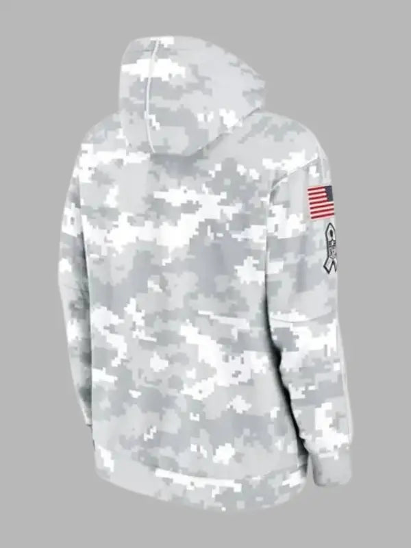 Arctic Camo San Francisco 49ers Salute to Service Club Hoodie