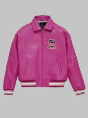 Pink Avirex Leather Jacket