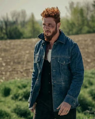 American Gods Mad Sweeney Denim Blue Jacket