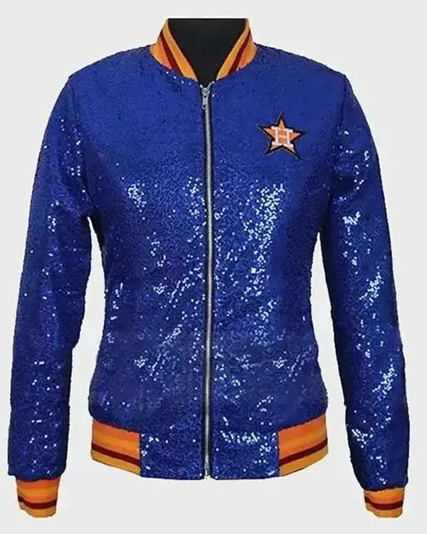 Astros Sequin Jacket