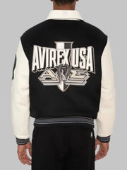 Avirex Omega Wool Leather Jacket