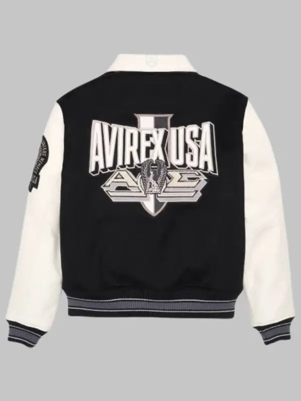 Avirex Omega Wool Leather Jacket