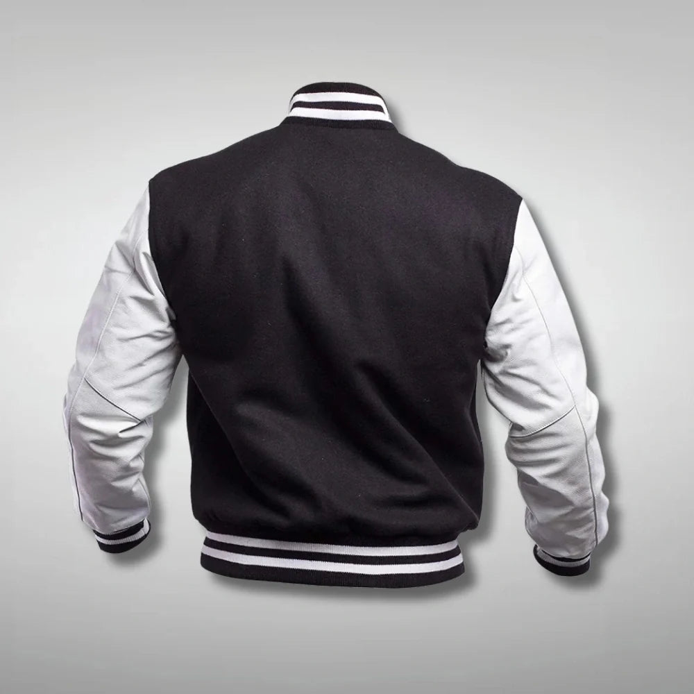 Black and White Varsity Jacket