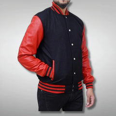 Red and Black Varsity Jacket