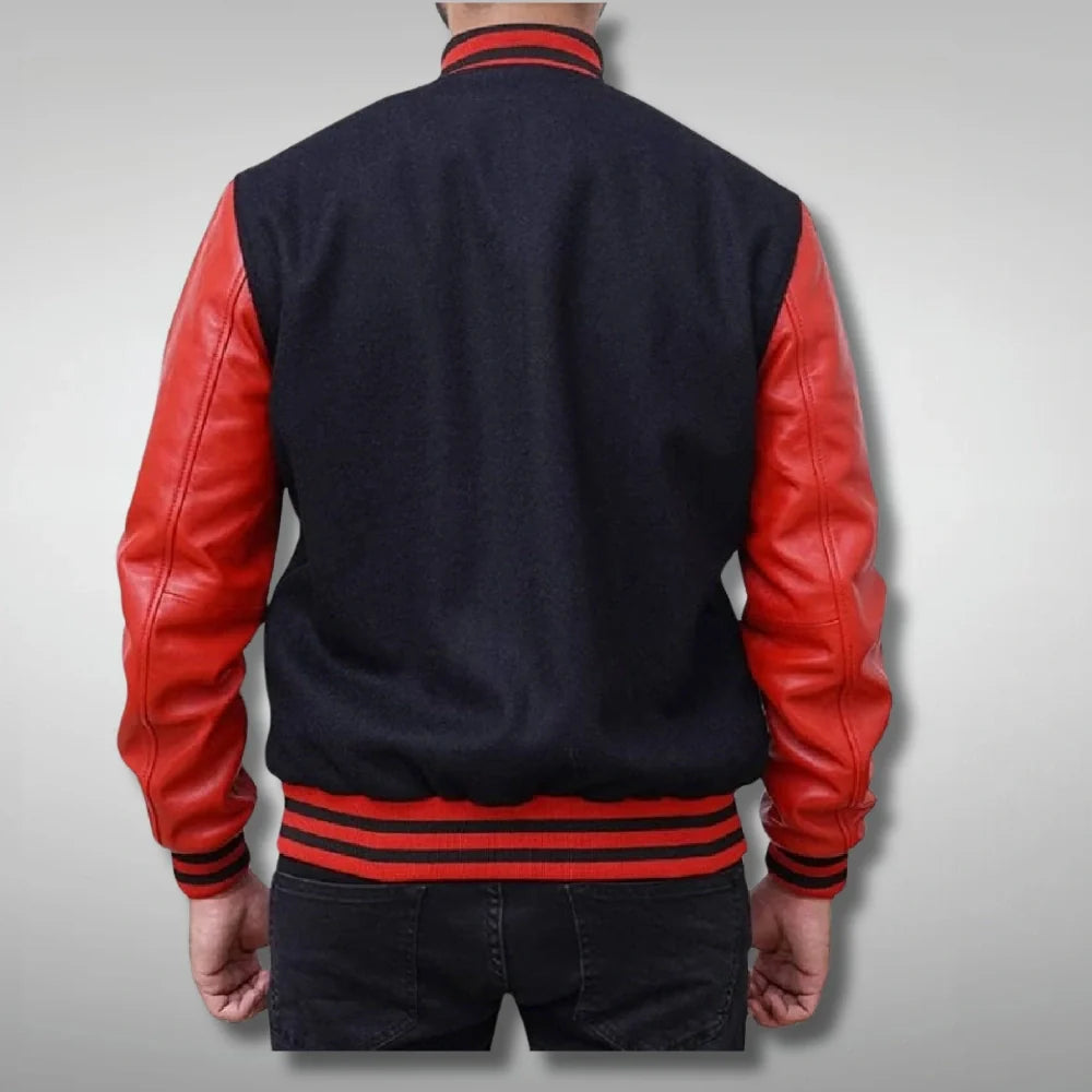 Red and Black Varsity Jacket