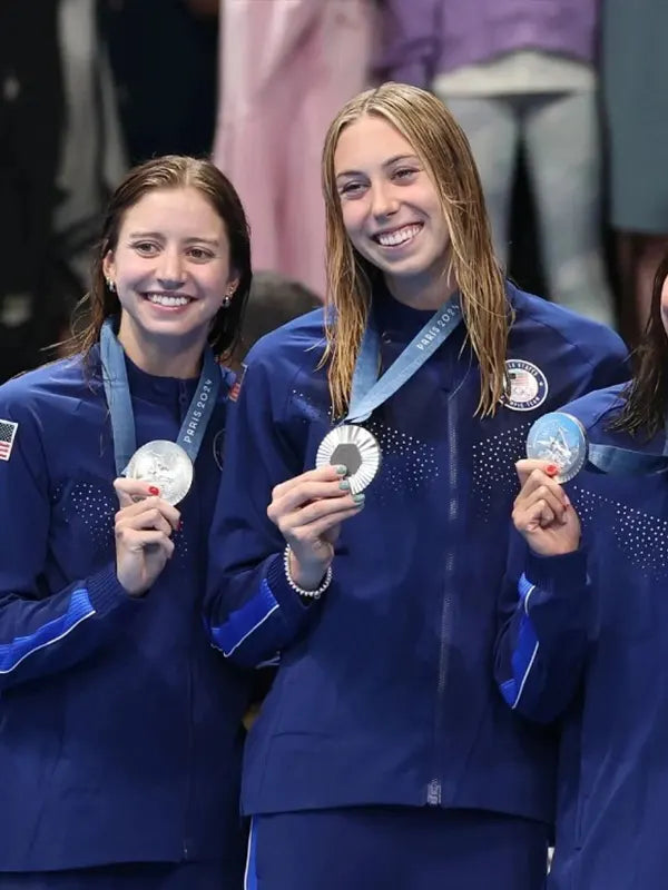 Paris 2024 Olympics Team USA Blue Tracksuit