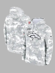 Denver Broncos Arctic Camo Salute to Service Hoodie