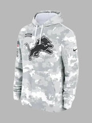 Detroit Lions Arctic Camo Salute to Service Hoodie