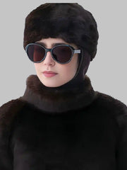 Emily In Paris S04 Lily Collins Black Fur Turtleneck