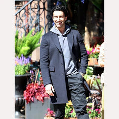 It Ends With Us Justin Baldoni Black Coat