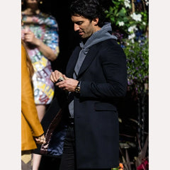 It Ends With Us Justin Baldoni Black Coat