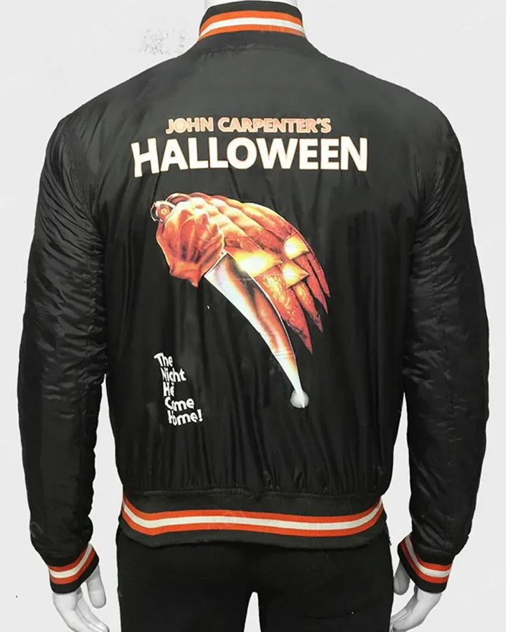 John Carpenters Halloween Black Bomber Jacket