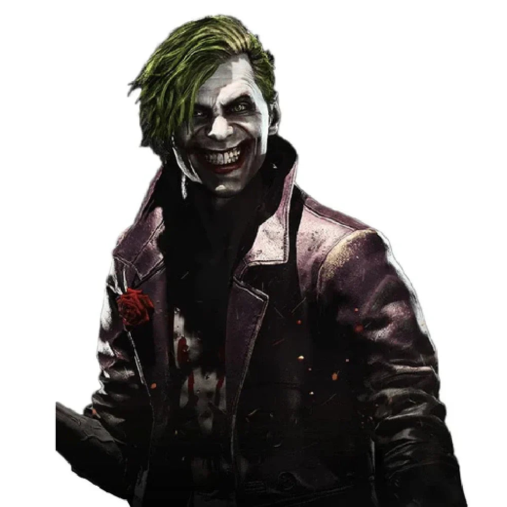 Joker Injustice 2 Leather Coat