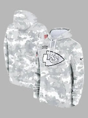 Arctic Camo Kansas City Chiefs Salute to Service Club Hoodie