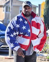 Kanye West American Flag Jacket