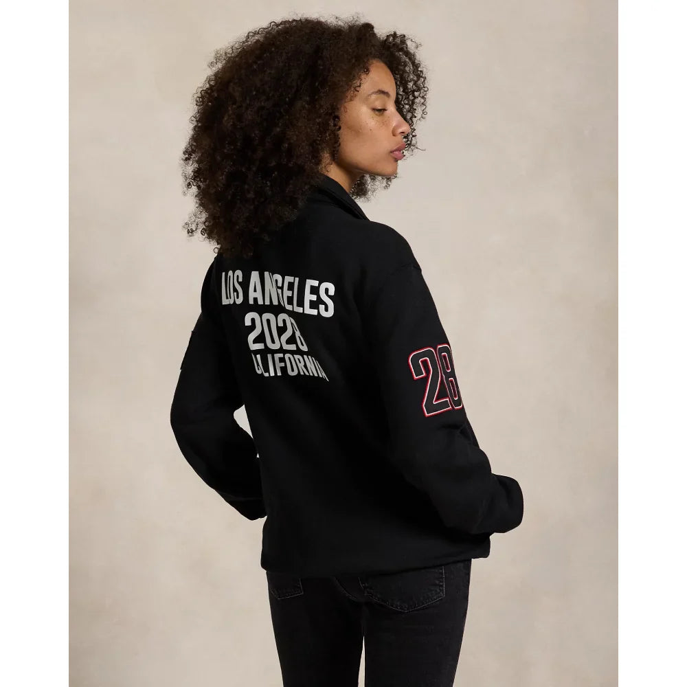 LA28 Olympic Fleece Collared Sweatshirt