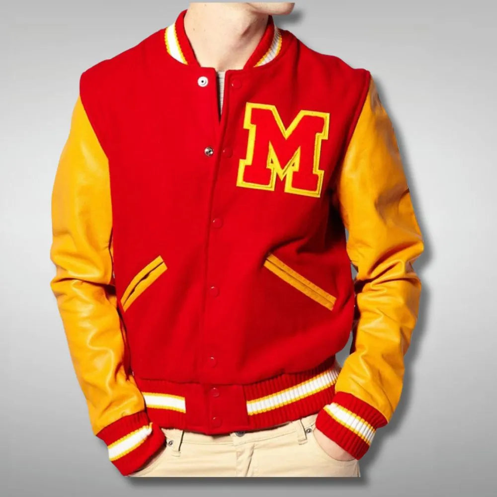 M Logo Thriller Michael Jackson Varsity Jacket