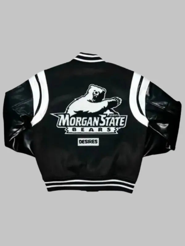 Morgan State HBCU Pride Black Varsity Jacket