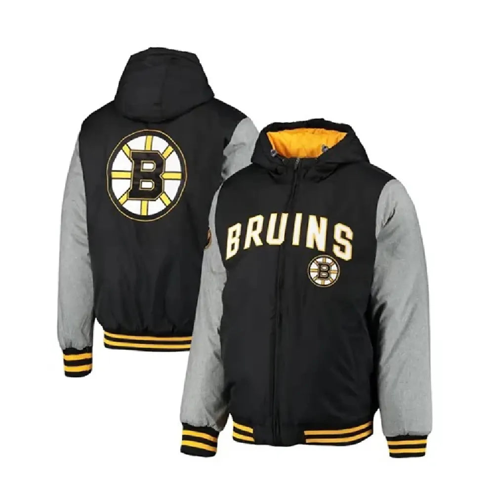 NHL Boston Bruins G III NHL Padded Hooded Jacket