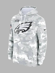 Arctic Camo Philadelphia Eagles Salute to Service Hoodie