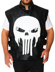 Ray Stevenson Punisher War Zone Black Leather Vest