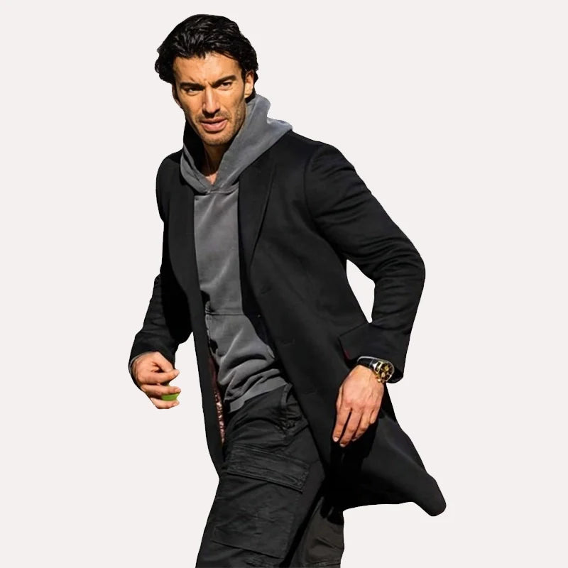 It Ends With Us Justin Baldoni Black Coat