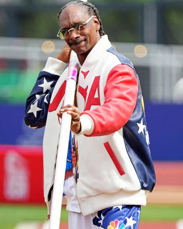 Snoop Dogg US 2024 Olympic Bomber Jacket