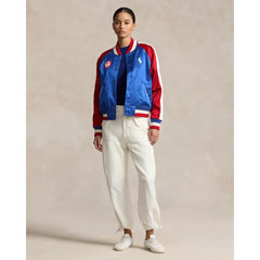 Team USA Satin Baseball Jacket