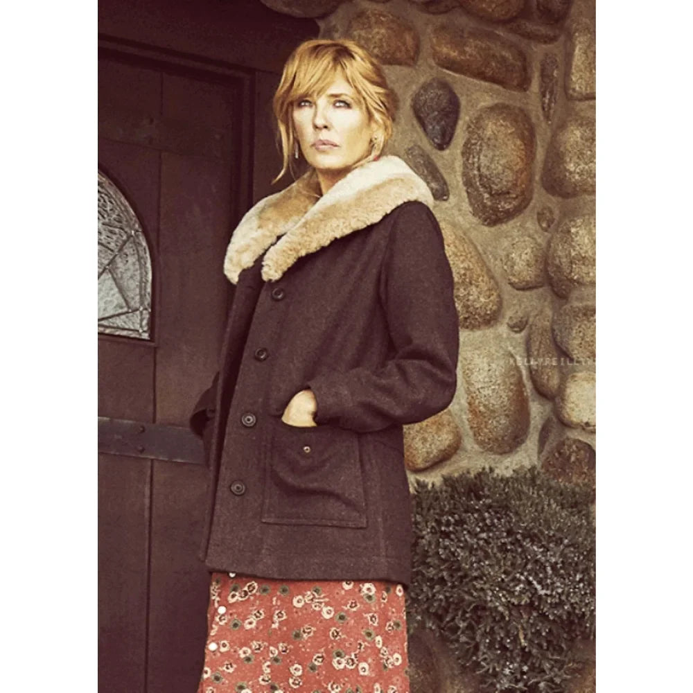 Yellowstone Beth Dutton Shearling Coat